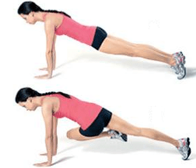 a set of weight loss exercises